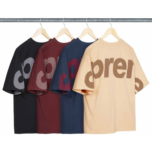 SUPREME WEEK 6 CHECKERBOARD INTARSIA S/S TOP
