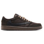 NIKE JORDAN 1 TRAVIS SCOTT  RETRO LOW OG  "VELVET BROWN" (DM7866-202)