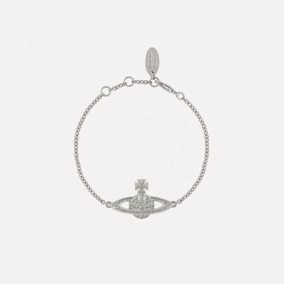 VIVIENNE WESTWOOD MINI BAS RELIEF CHAIN BREACELET(134978)