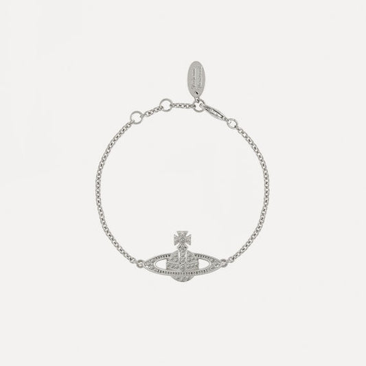VIVIENNE WESTWOOD MINI BAS RELIEF CHAIN BREACELET(134978)