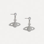 VIVIENNE WESTWOOD MINI BAS RELIEF DROP EARRINGS