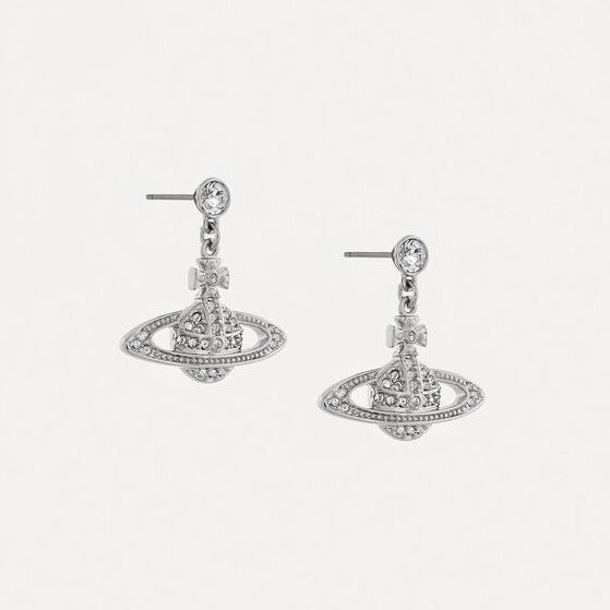 VIVIENNE WESTWOOD MINI BAS RELIEF DROP EARRINGS