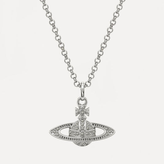 VIVIENNE WESTWOOD MINI BAS RELIEF PENDANT NECKLACE(135043)