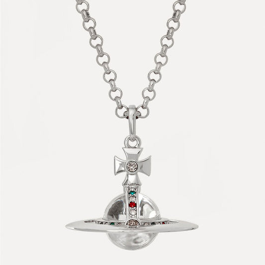 VIVIENNE WESTWOOD NEW ORB PENDANT NECKLACE(63020096-02P019)-BIG