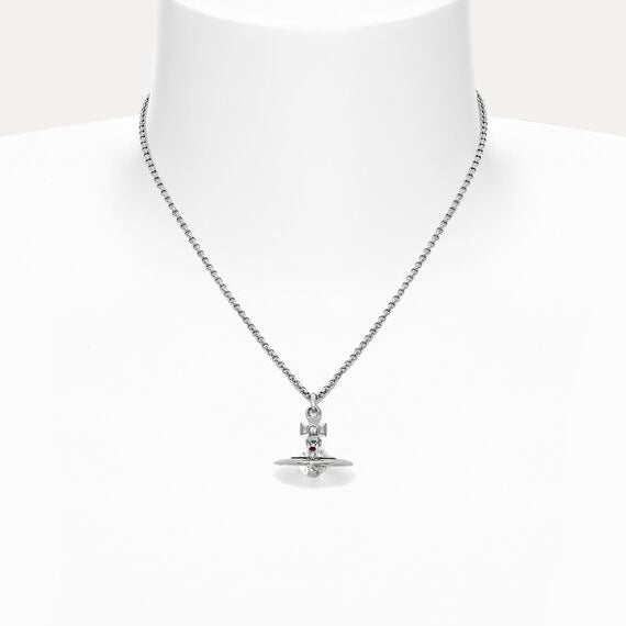 VIVIENNE WESTWOOD NEW TINY ORB PENDANT NECKLACE(63020097-02P019)-MEDIUM*5