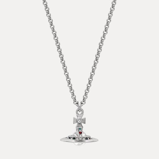 VIVIENNE WESTWOOD NEW PETITE ORB PENDANT NECKLACE(63020098-02P019)-SMALL