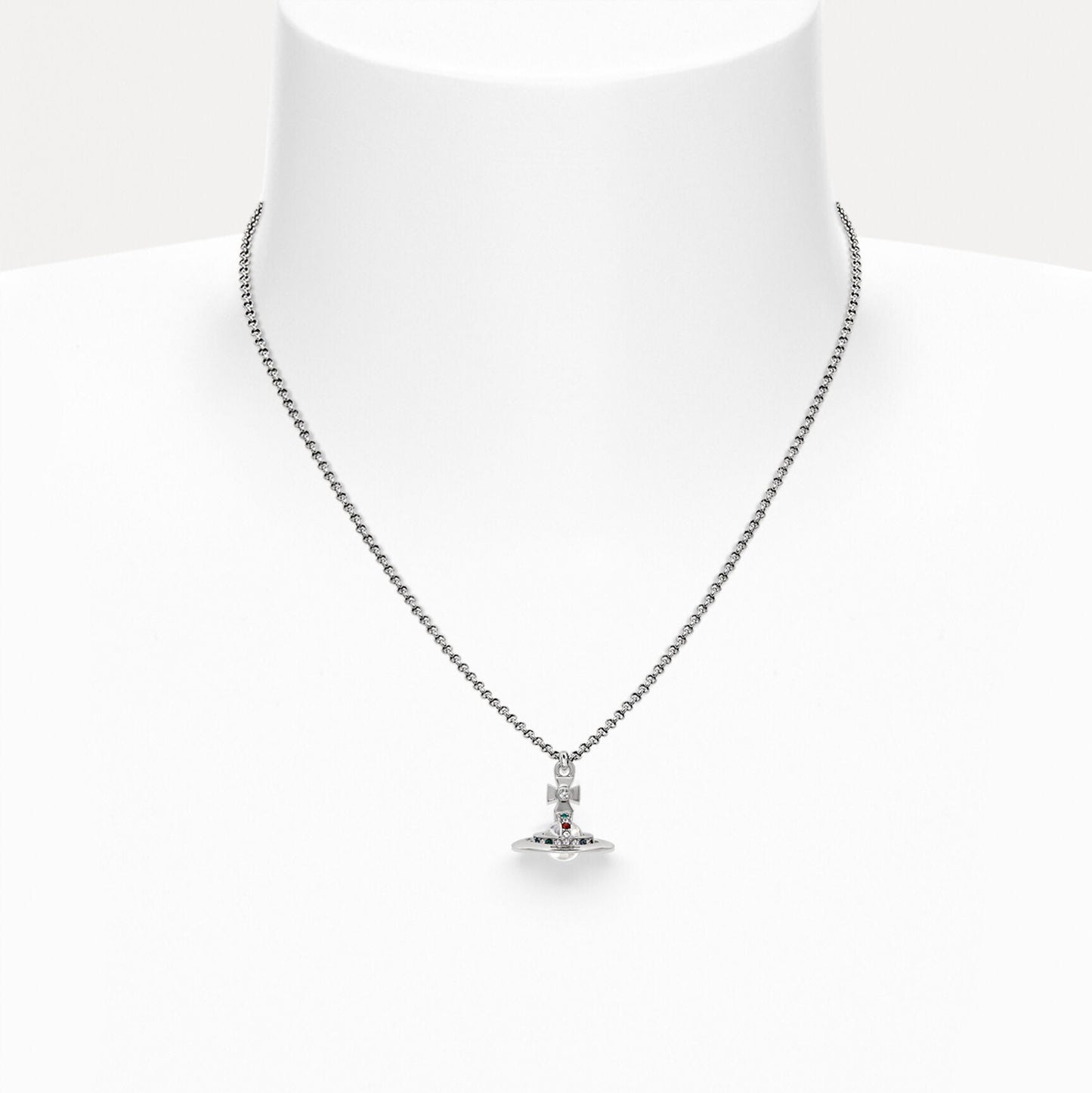 VIVIENNE WESTWOOD NEW PETITE ORB PENDANT NECKLACE(63020098-02P019)-SMALL