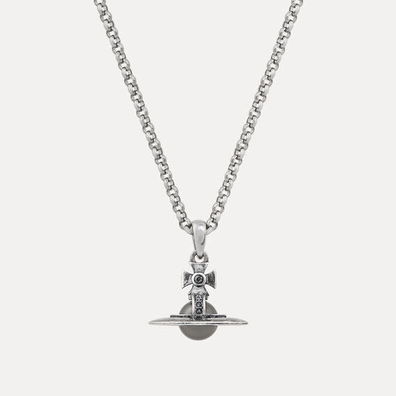 VIVIENNE WESTWOOD MAN NEW PETITE ORB PENDANT NECKLACE(630203A1-02Q137)*2