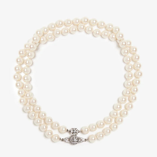 VIVIENNE WESTWOOD GRAZIELLA PEARL CHOKER(63030025-02P132)