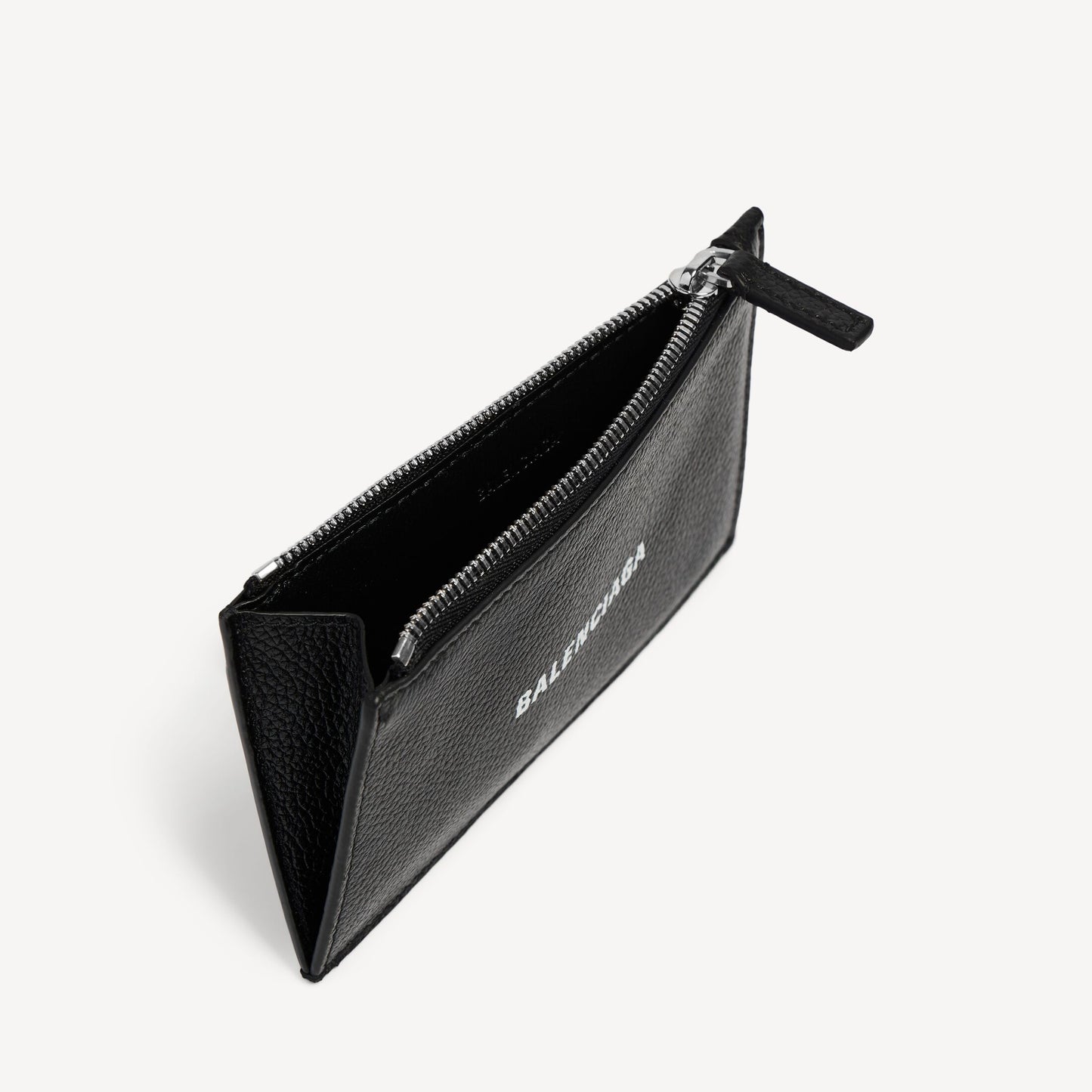 BALENCIAGA MEN'S CASH LONG COIN AND CARD HOLDER IN BLACK