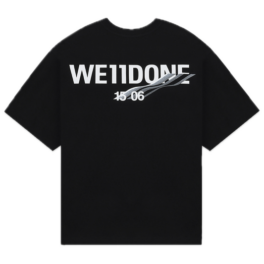 WE11DONE WAVE LOGO TEE