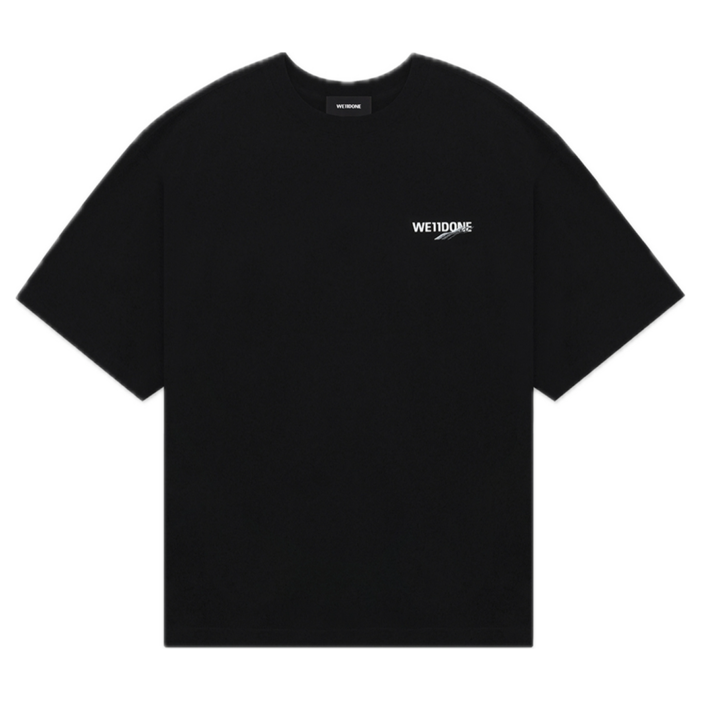 【関税込み】We11done ブラック Wave Tシャツ We11done Black Wave T-Shirt We11done