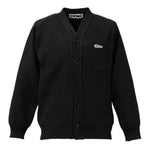 COMME DES GARCONS CDG CDG PATCH V-NECK SCHOOL CARDIGAN