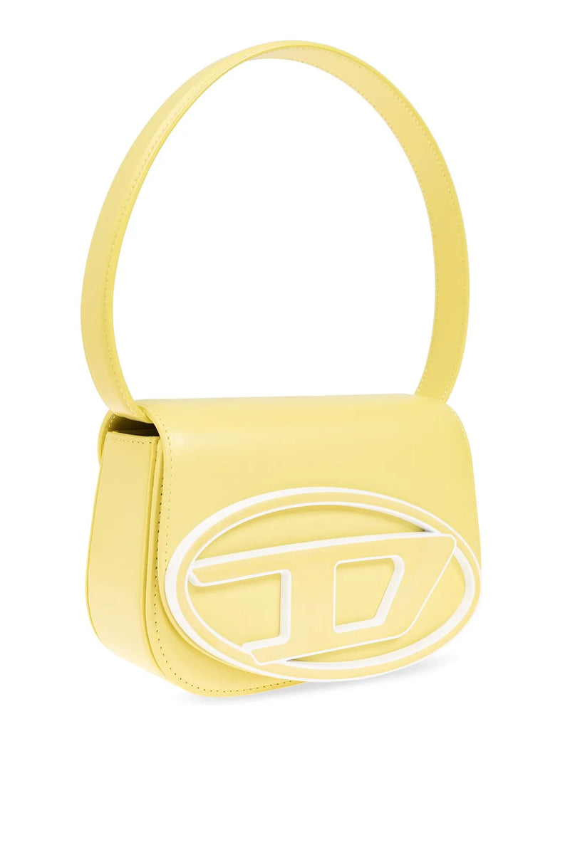 DIESEL 1DR PLAQUE SHOULDER BAG (YELLOW)