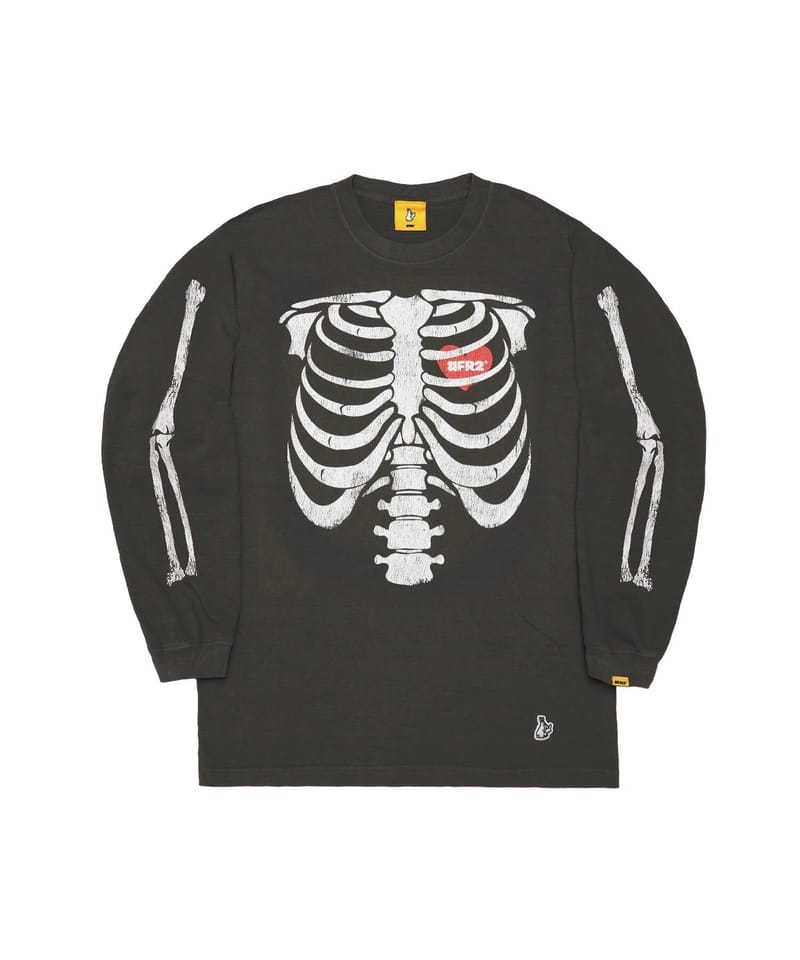 FR2 BONE GARMENT DYE LS TEE FRC4101