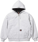 SUPREME 24FW X DICKIES QUILTED LINED ZIP UP HOODED SWEATSHIRT