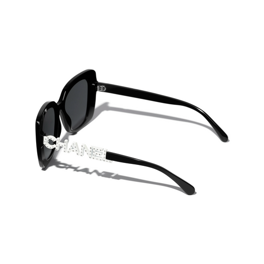 [PREORDER] CHANEL SQUARE SUNGLASSES(BLACK & WHITE)
