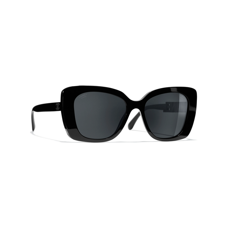 [PREORDER] CHANEL SQUARE SUNGLASSES(BLACK & BLACK)