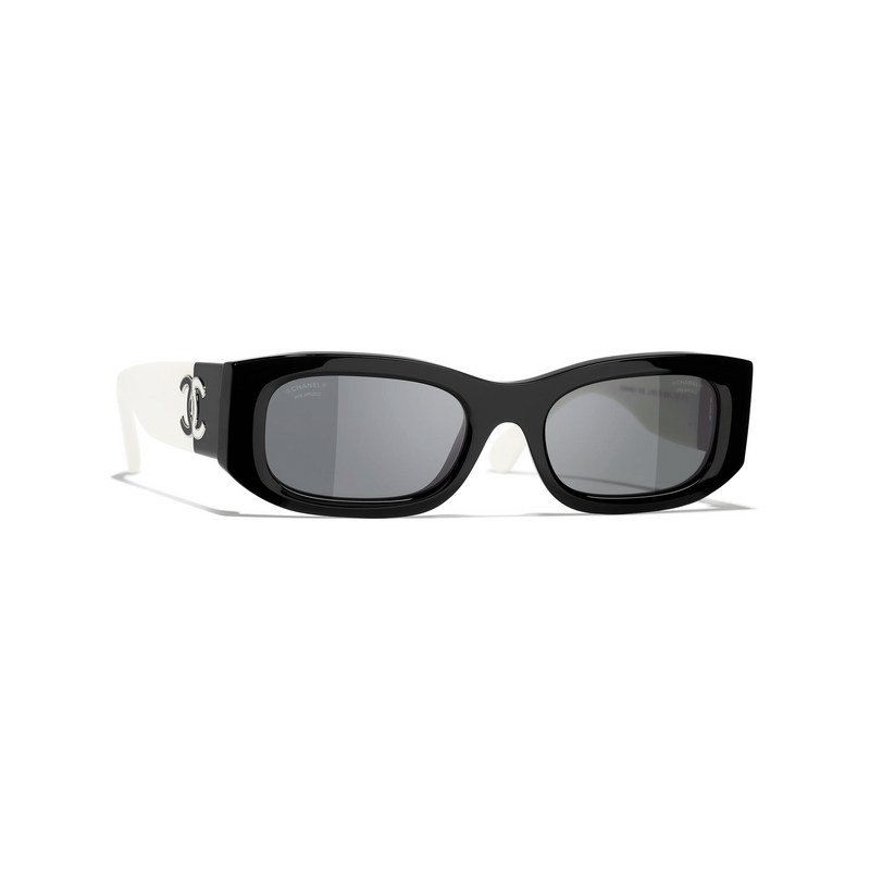 [PREORDER] CHANEL RECTANGLE SUNGLASSES(BLACK & WHITE)