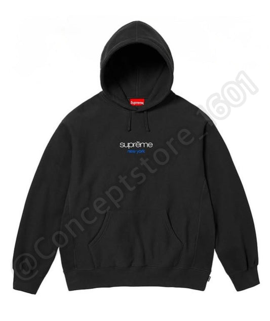 SUPREME 25FW CLASSIC LOGO SHOP HOODED SWEATSHIRT(NYC)