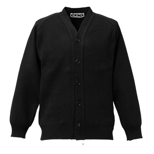 COMME DES GARCONS CDG V-NECK SCHOOL CARDIGAN