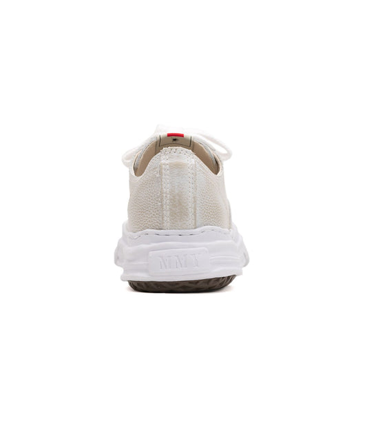 (A14FW743) MAISON MIHARA YASUHIRO "HANK" OG SOLE BRUSHED SHRINK LEATHER LOW SNEAKER WHITE