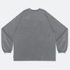HOOGAH 24SS EMBROIDERY WASHED POCKET L/S TEE "GREY"