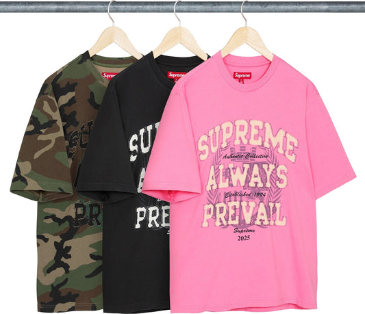 [PREORDER] SUPREME 25FW ALWAYS PREVAIL S/S TOP