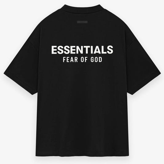 FEAR OF GOD ESSENTIALS LOGO JERSERY CREWNECK TEE