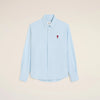 AMI PARIS SKY BLUE BOTTON DOWN AMI DE COEUR SHIRT
