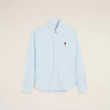 AMI PARIS BLUE BOTTON DOWN AMI DE COEUR SHIRT