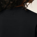 AMI PARIS BLACK COTTON AMI DE COEUR TEE