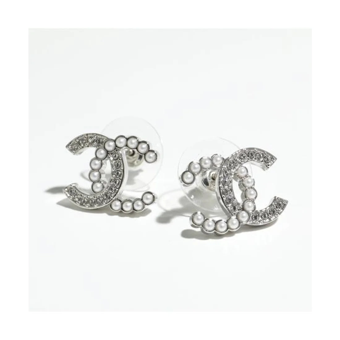 CHANEL 25S CC LOGO EARRINGS PEARLS ABD478-B16782-NY391(SMALL)