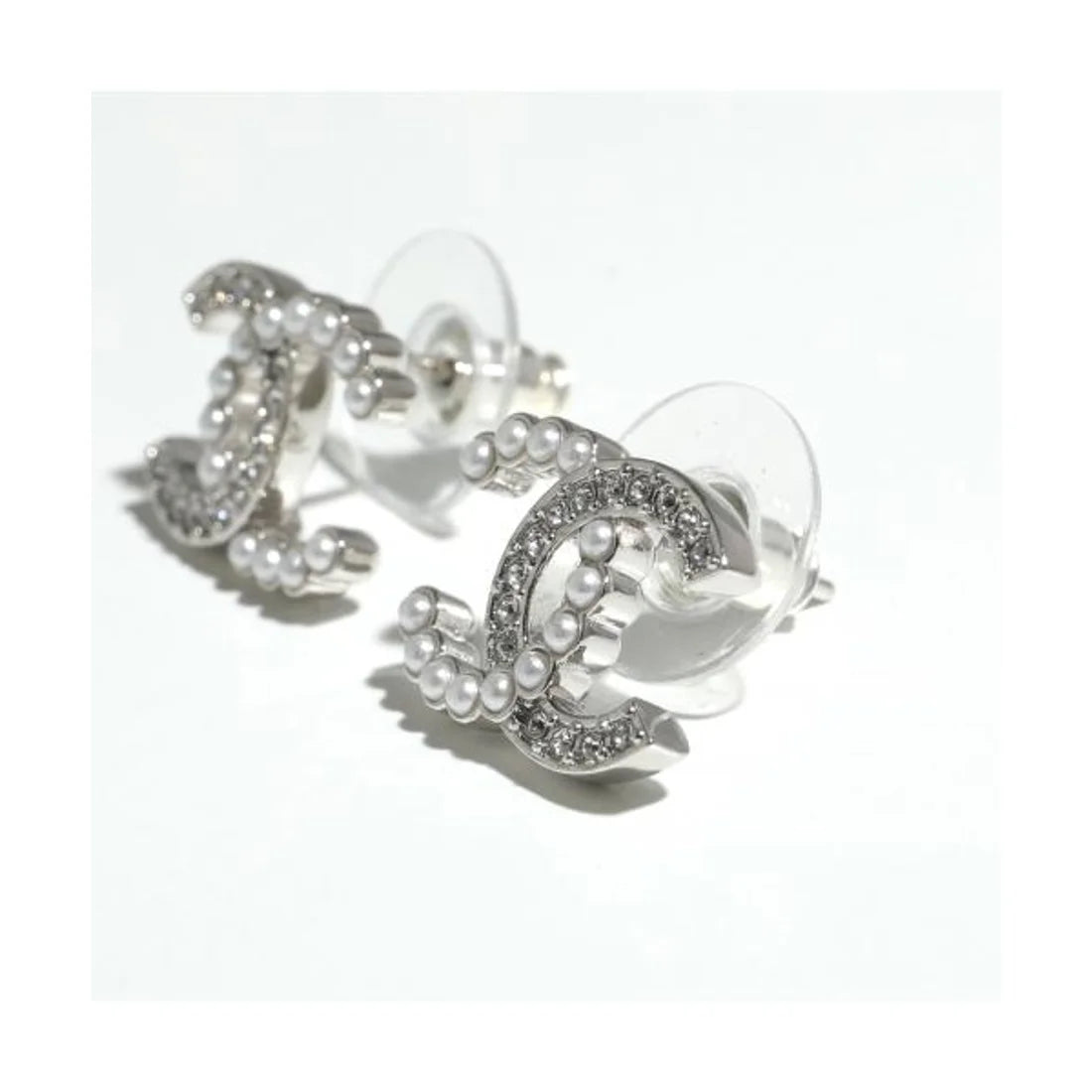 CHANEL 25S CC LOGO EARRINGS PEARLS ABD478-B16782-NY391(SMALL)