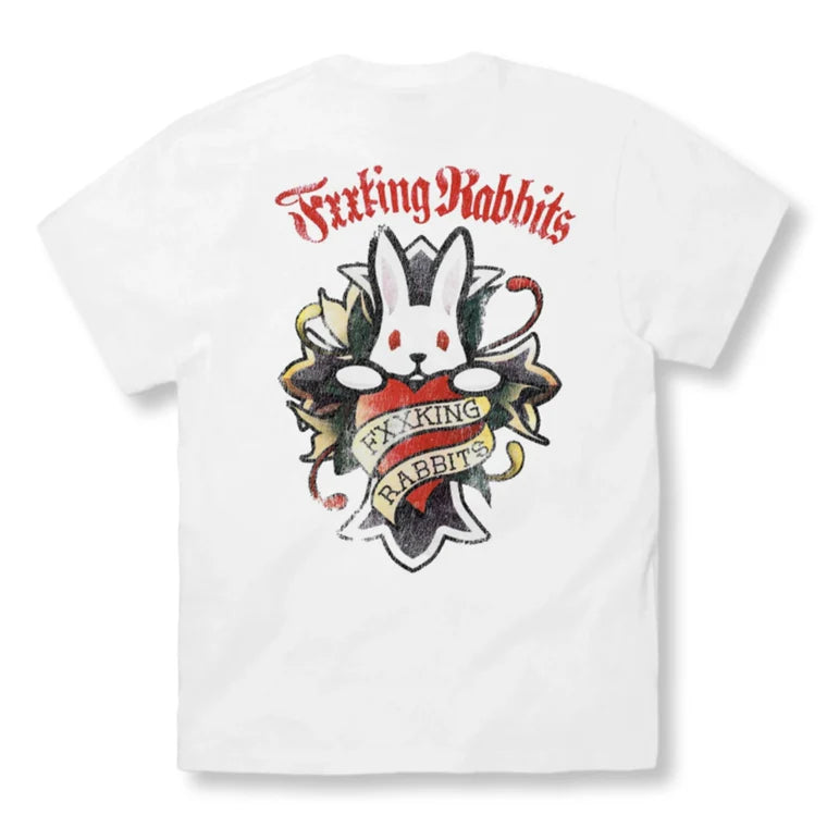 FR2 CROSS RABBITS TATTOOS TEE FRC3858