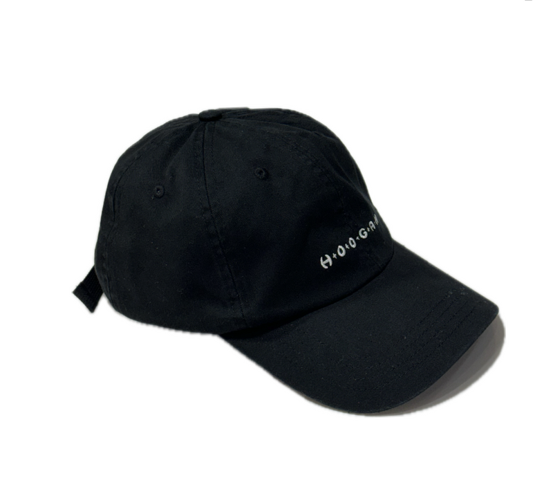 HOOGAH 24SS WASHED CLASSIC LOGO CAP “BLACK”