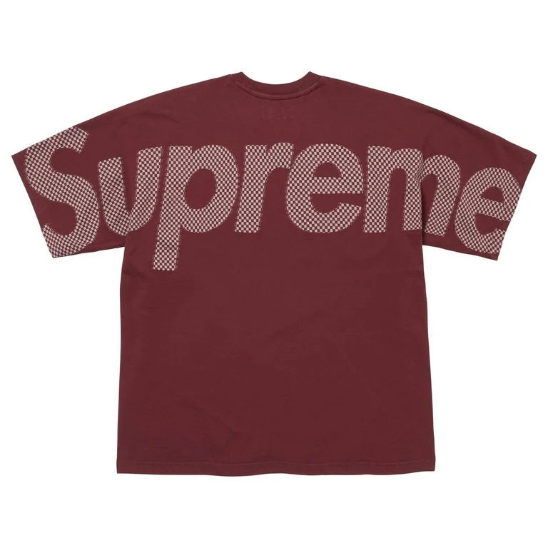 SUPREME WEEK 6 CHECKERBOARD INTARSIA S/S TOP