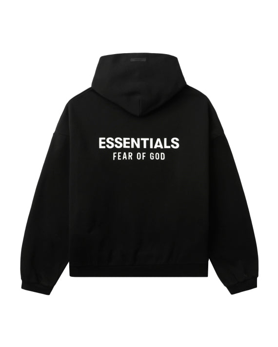 FEAR OF GOD ESSENTIALS LOGO FLEECE HOODIE