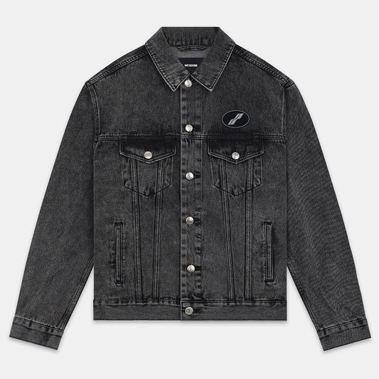 WE11DONE OVERSIZE DENIM JACKET WASHED BLACK