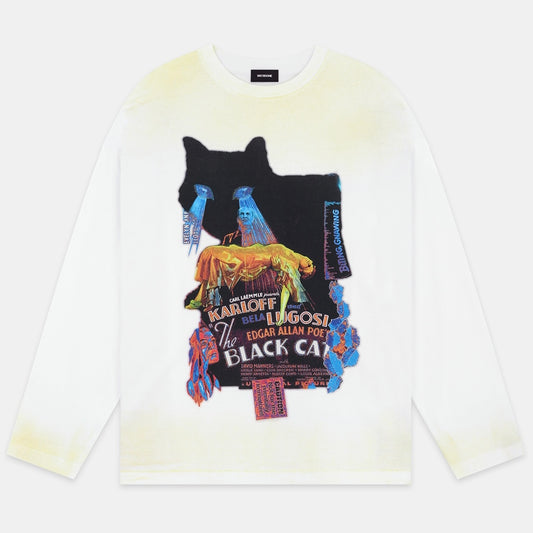 WE11DONE 23FW CAT PRINT LONG SLEEVE TEE