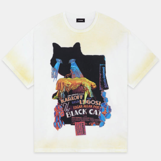 WE11DONE 23FW CAT PRINT S/S TEE
