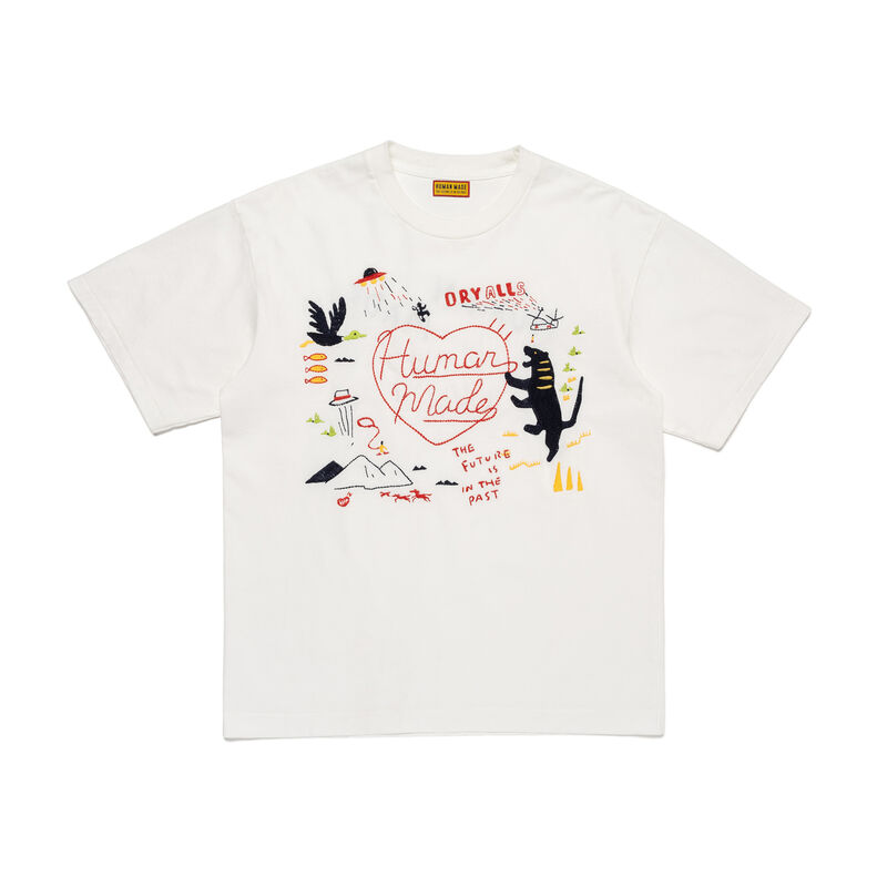 HUMAN MADE EMBROIDERED TEE (HM31CS002)