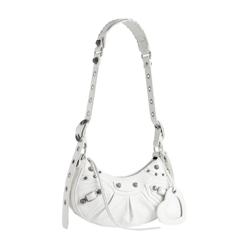 [PREORDER] BALENCIAGA LE CAGOLE XS SHOULDER BAG IN WHITE