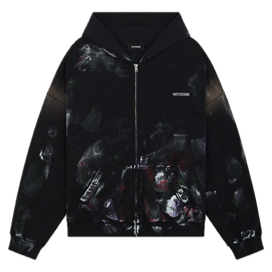 WE11DONE 24SS MULTICOLOR PAINTED ZIP UP