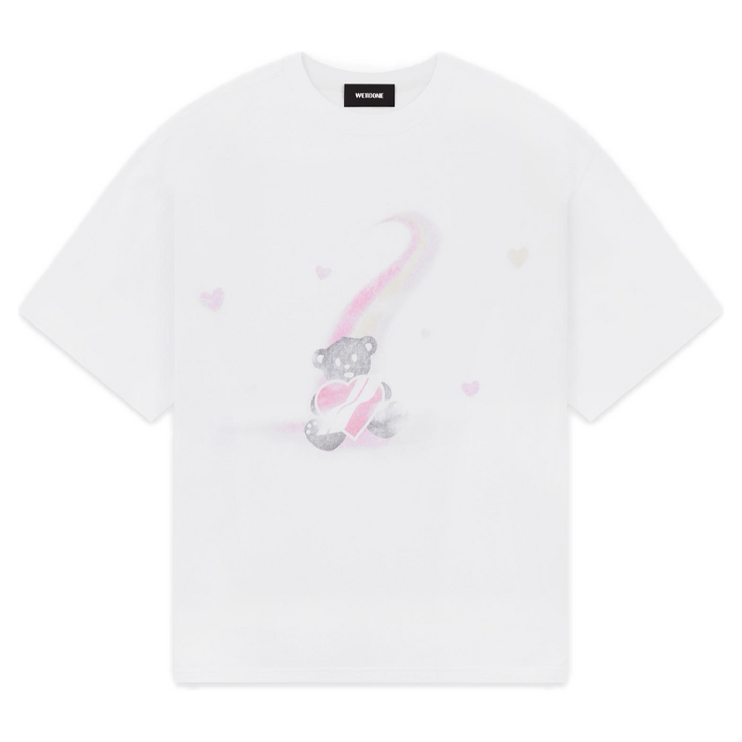 WE11DONE TEDDY BEAR PRINT TEE
