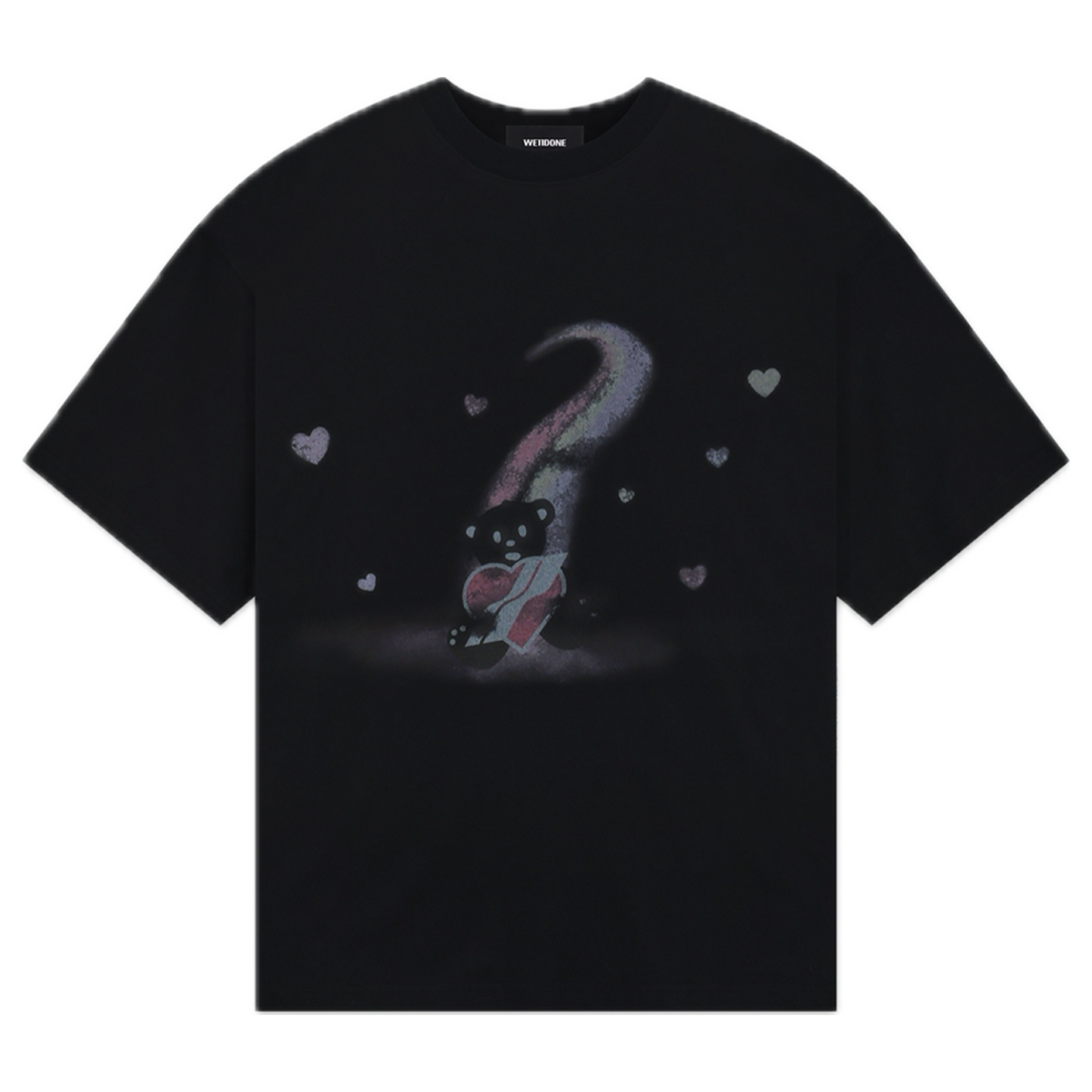 WE11DONE TEDDY BEAR PRINT TEE
