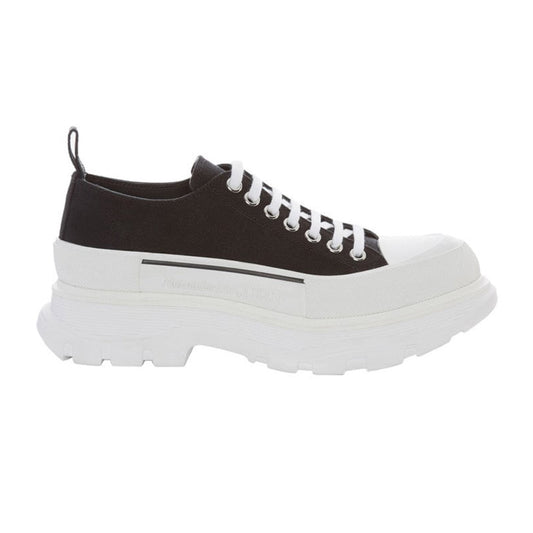 ALEXANDER MCQUEEN WMNS TREAD SLICK LACE UP 'BLACK WHITE'