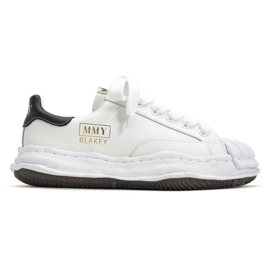 (A06FW702)MAISON MIHARA YASUHIRO "BLAKEY" OG SOLE LEATHER LOW TOP SNEAKER WHITE