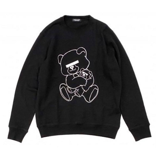 UNDERCOVER TEDDY BEAR CREWNECK BLACK