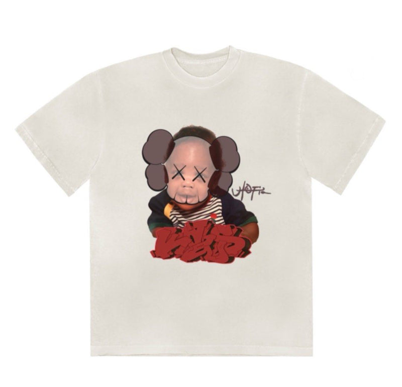 TRAVIS SCOTT UTOPIA X KAWS TEE WHITE